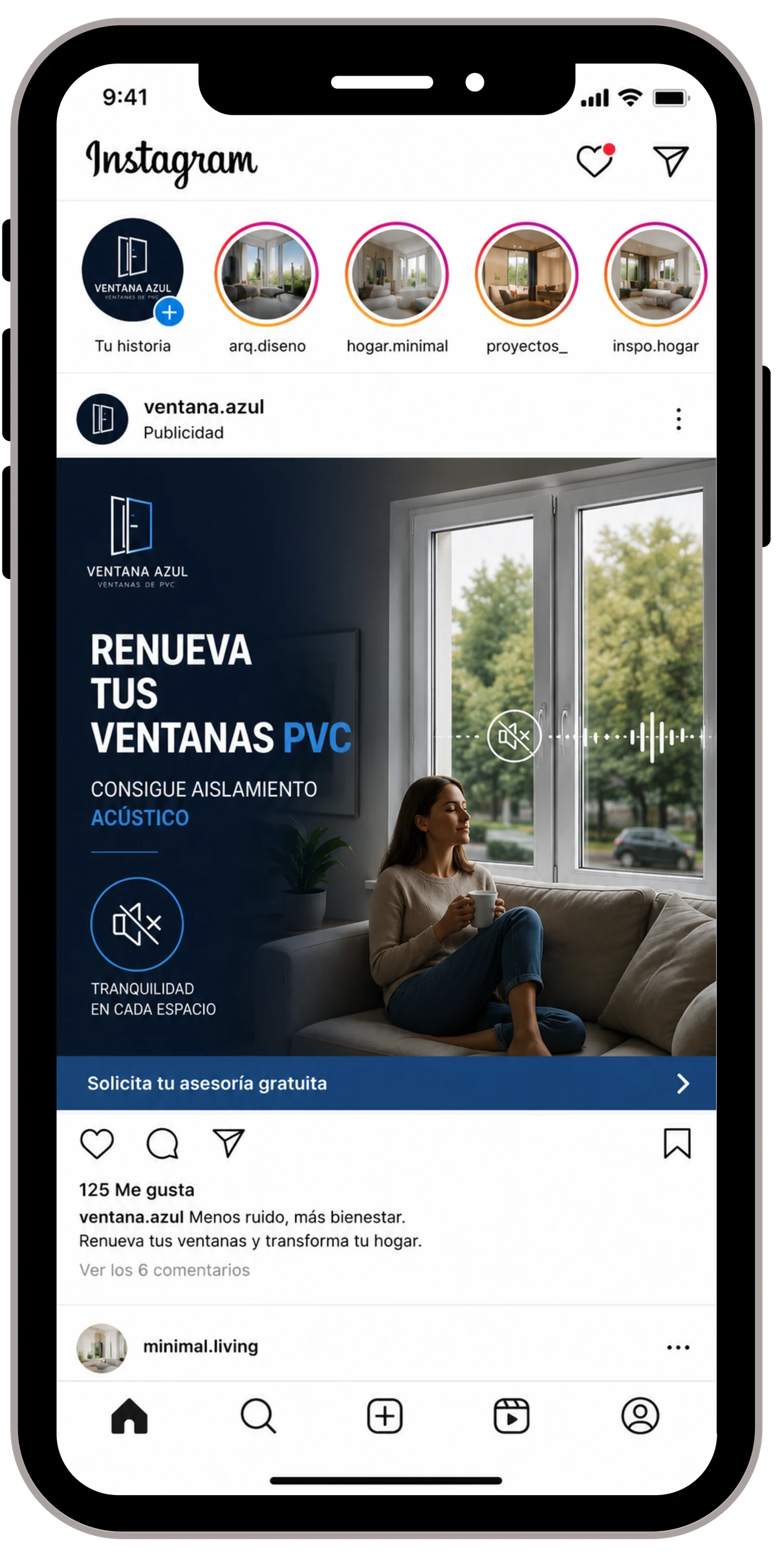 Ejemplo de anuncio en Meta Ads (Facebook/Instagram)